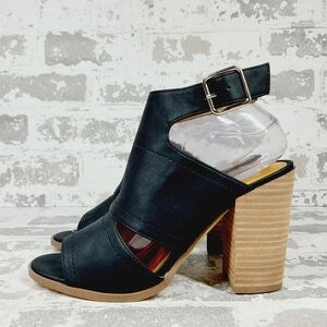 NEW DV Dolce Vita Women's Brista Heeled Black Sandals E736